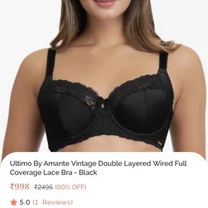 Sexy lace black bra